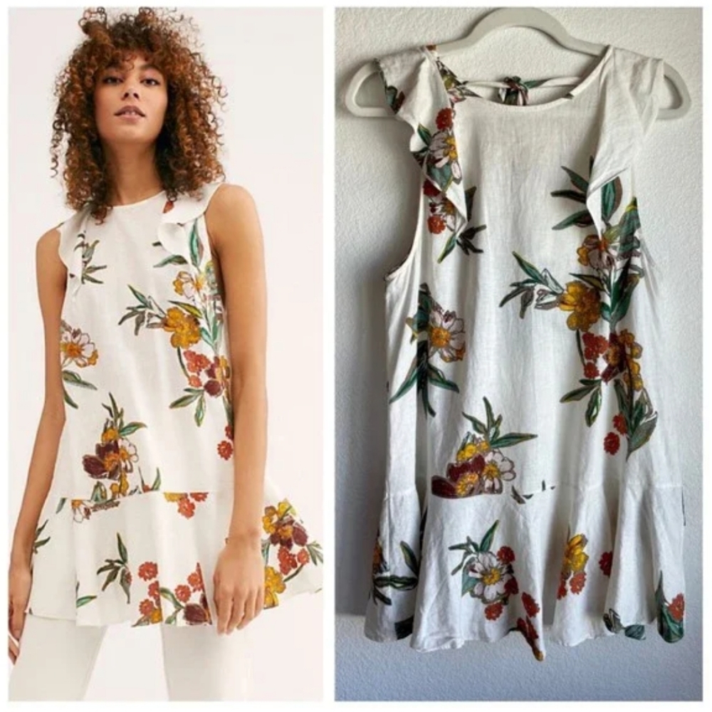 Free People Summer in Tulum tunic mini dress